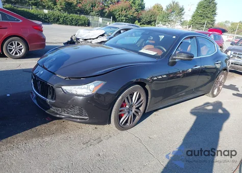 2017 Maserati Ghibli S from USA, damaged, VIN ZAM57RSAXH1242419